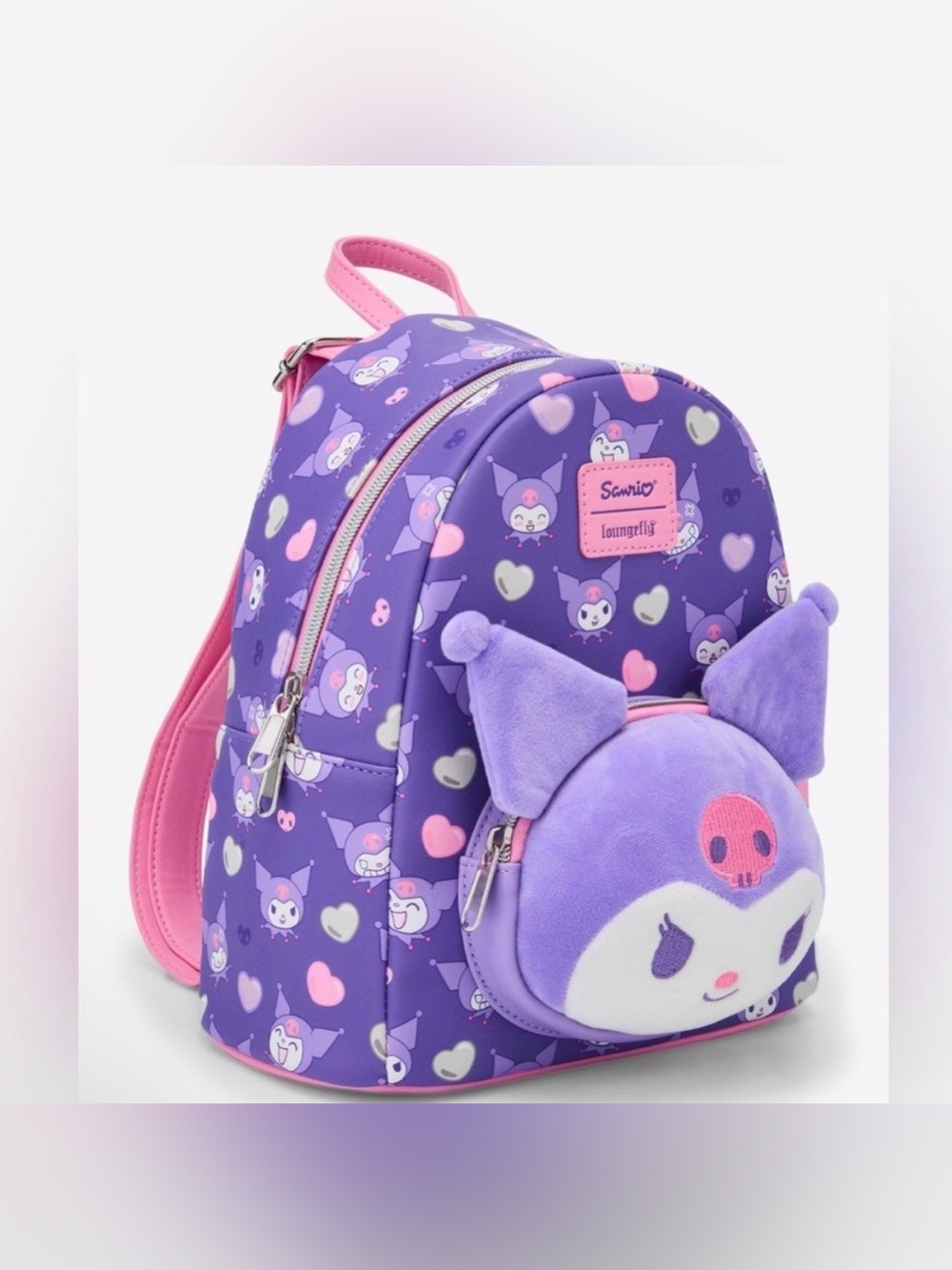Loungefly Sanrio Kuromi Plush Backpack- New